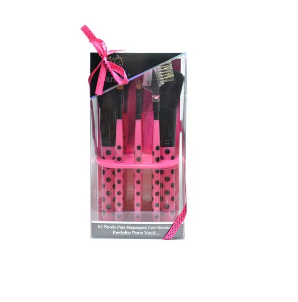 Kit 5 Pincéis + Base de Apoio