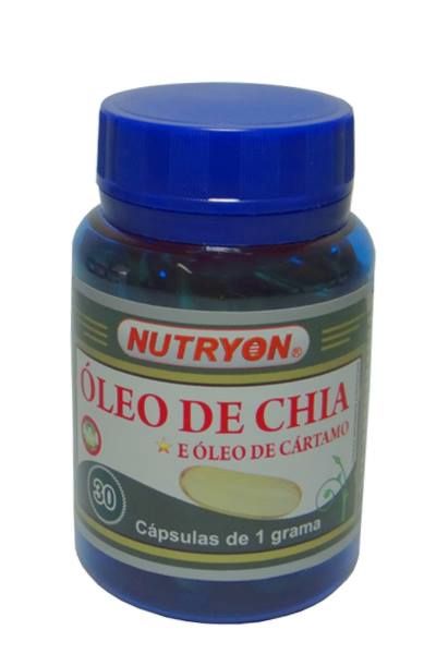 Óleo de Chi Com Cártamo Com 30 Cap. 1g
