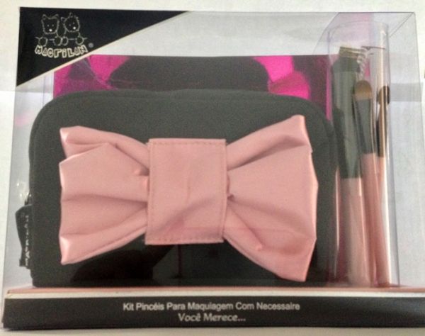 Kit 5 Pincéis + Necessaire